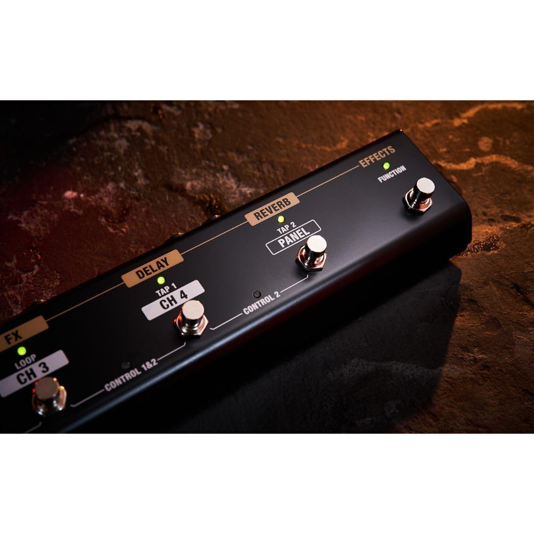 BOSS GA-FC EX Foot Controller per il controllo a mani libere degli amplificatori BOSS/Roland Chitarra e Bassi | Cambia preset ed effetti di attivazione con il piede