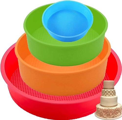 Miniatura 6 de Molde de silicona para tartas para hornear, molde redondo de 6 pulgadas, 8 pulgadas, 9 pulgadas, 10 pulgadas