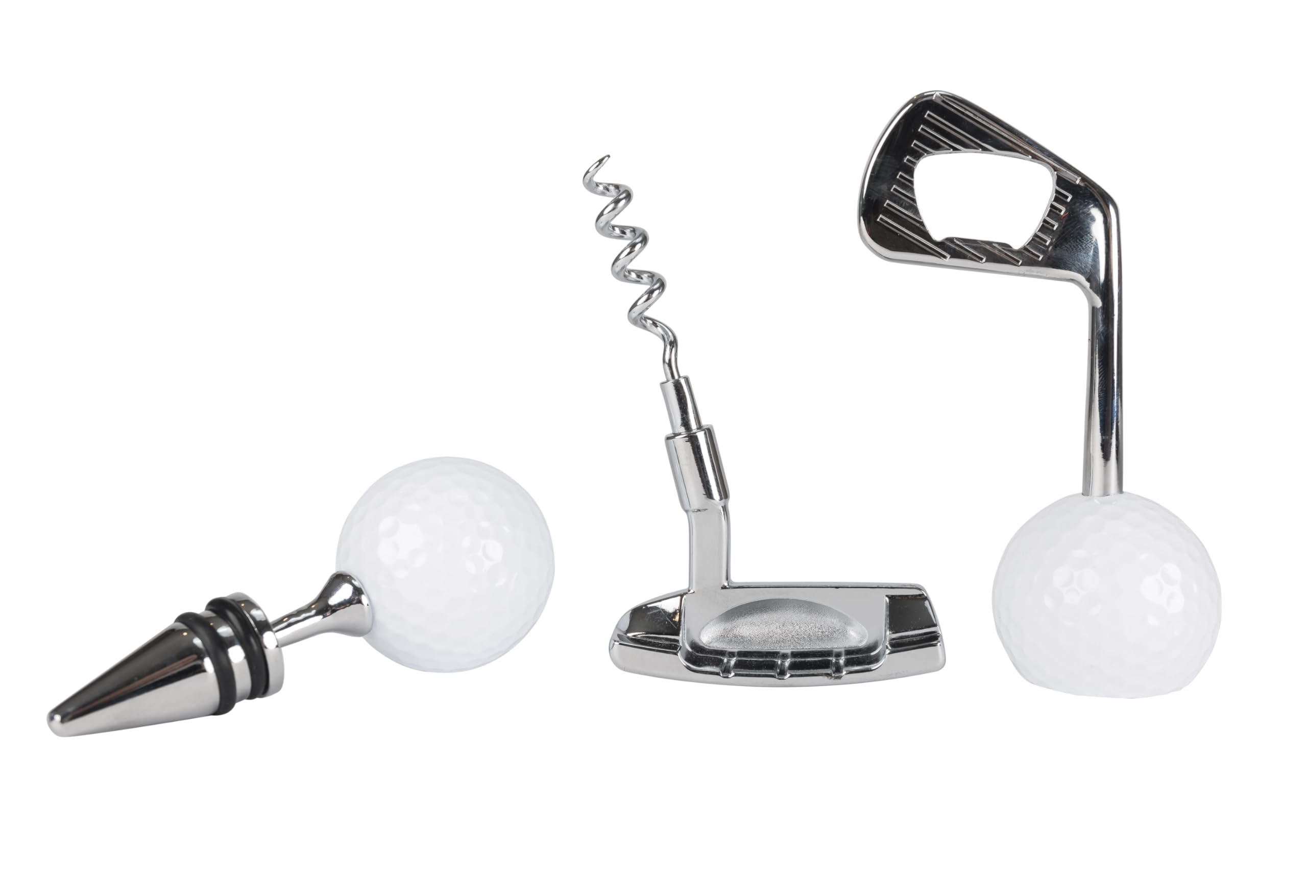 Mad Man 19th Hole Golfer's Barware Gift Set, Drinking Beverage Accessories