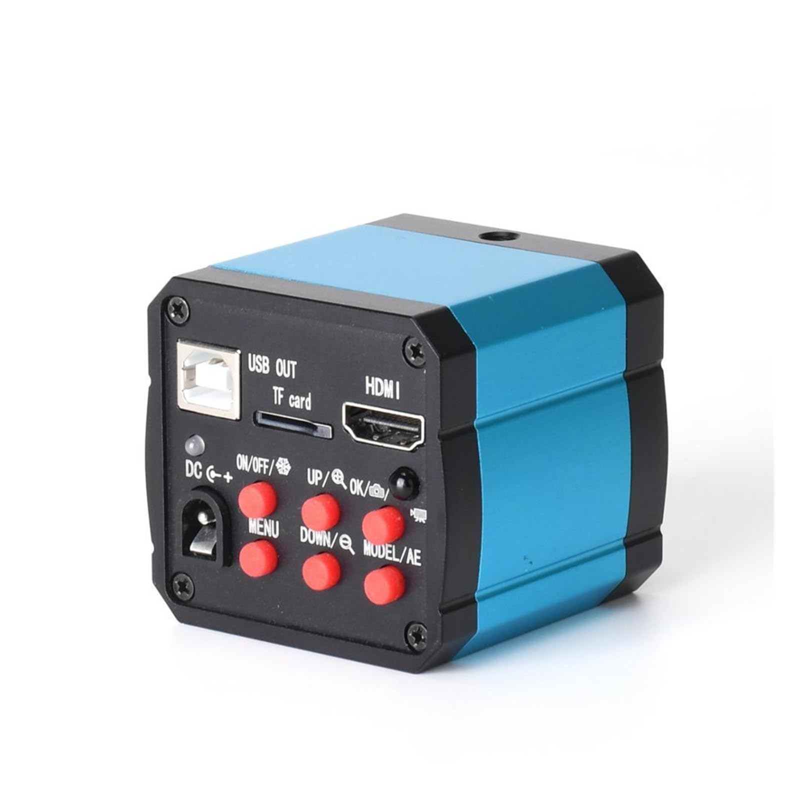Lente de Microscopio, HD 48MP 2K 1080P USB Industria electrónica cámara de vídeo microscopio for máquina estéreo PCB CPU reparación Placa Lupa