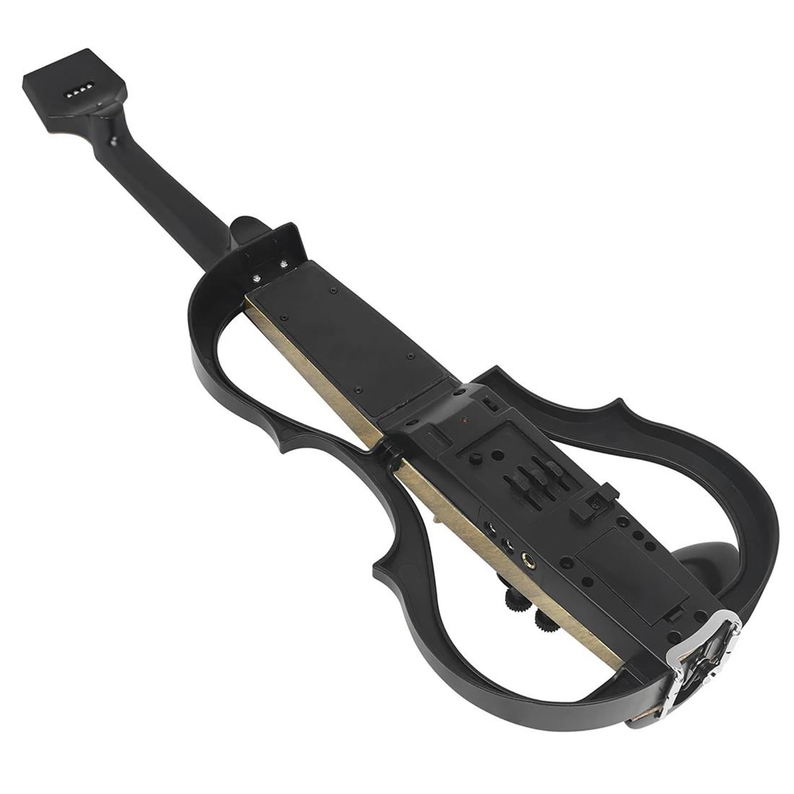 Violino Elettroacustico 4/4 Con Venature Del Legno Auricolari Silenziosi Per Elettroacustico Che Collegano Il Set Per Principianti Di (Violin)