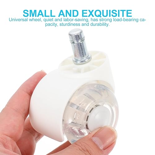 Miniatura 3 de 5 unids silla de oficina ruedas silla rueda rueda ruedas ruedas muebles ruedas universales rueda rueda universal rueda PU silla computadora rueda
