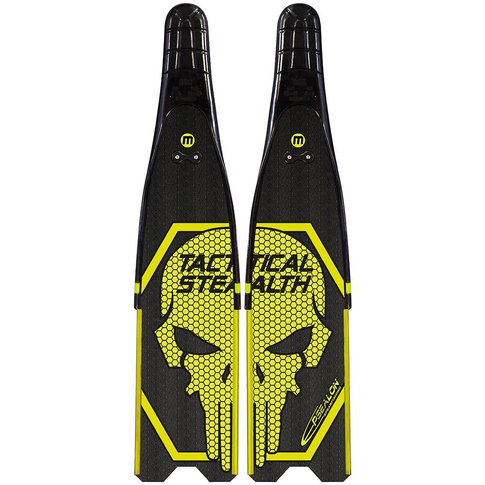 EPSEALON - Aletas Tactical Stealth - Dureza suave - 100% carbono calidad "Mitsubishi Chemical Carbon Fiber & Composites"