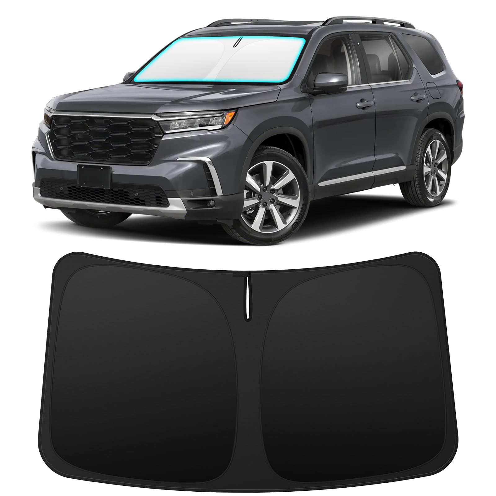 INSAUTO Custom Fit Windshield Sun Shade for Honda Pilot 2016-2026