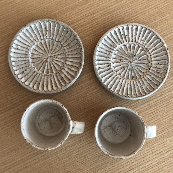 Amazon.co.jp: 山田雅子 鎬 しのぎ デミタスコーヒーカップ ソーサー 