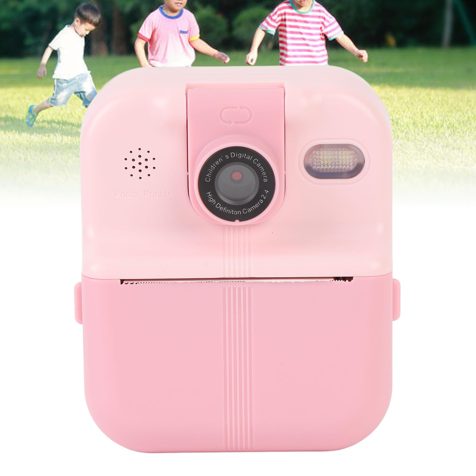 Appareil Photo à Impression Instantanée 48 MP HD, Écran IPS 2,4 Pouces, Objectif Intégré, Idéal pour Selfies et Souvenirs