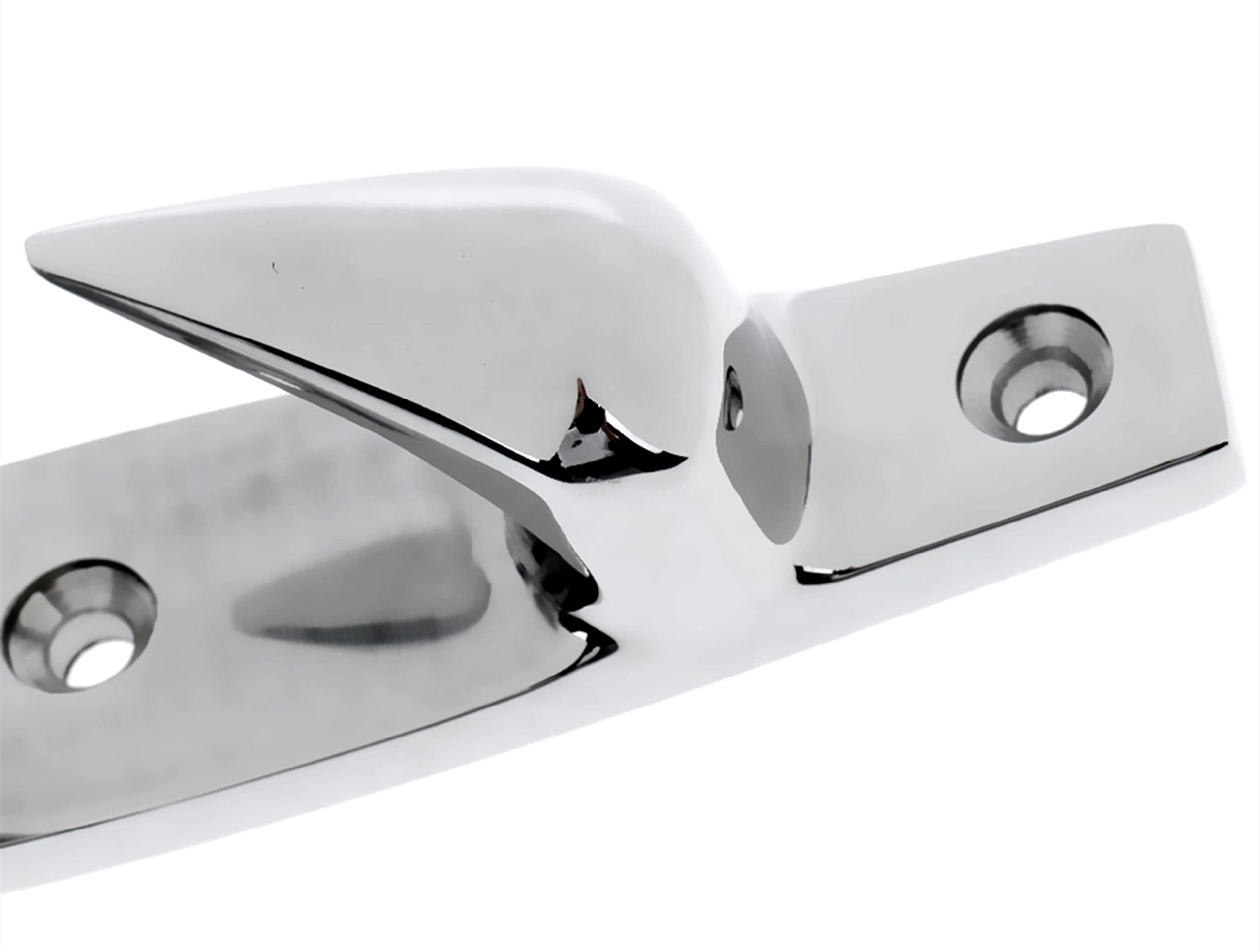 Coppia di cunei da 119 mm, resistenti in acciaio inossidabile 316, per barca, passacavo, accessori per auto, 119 mm