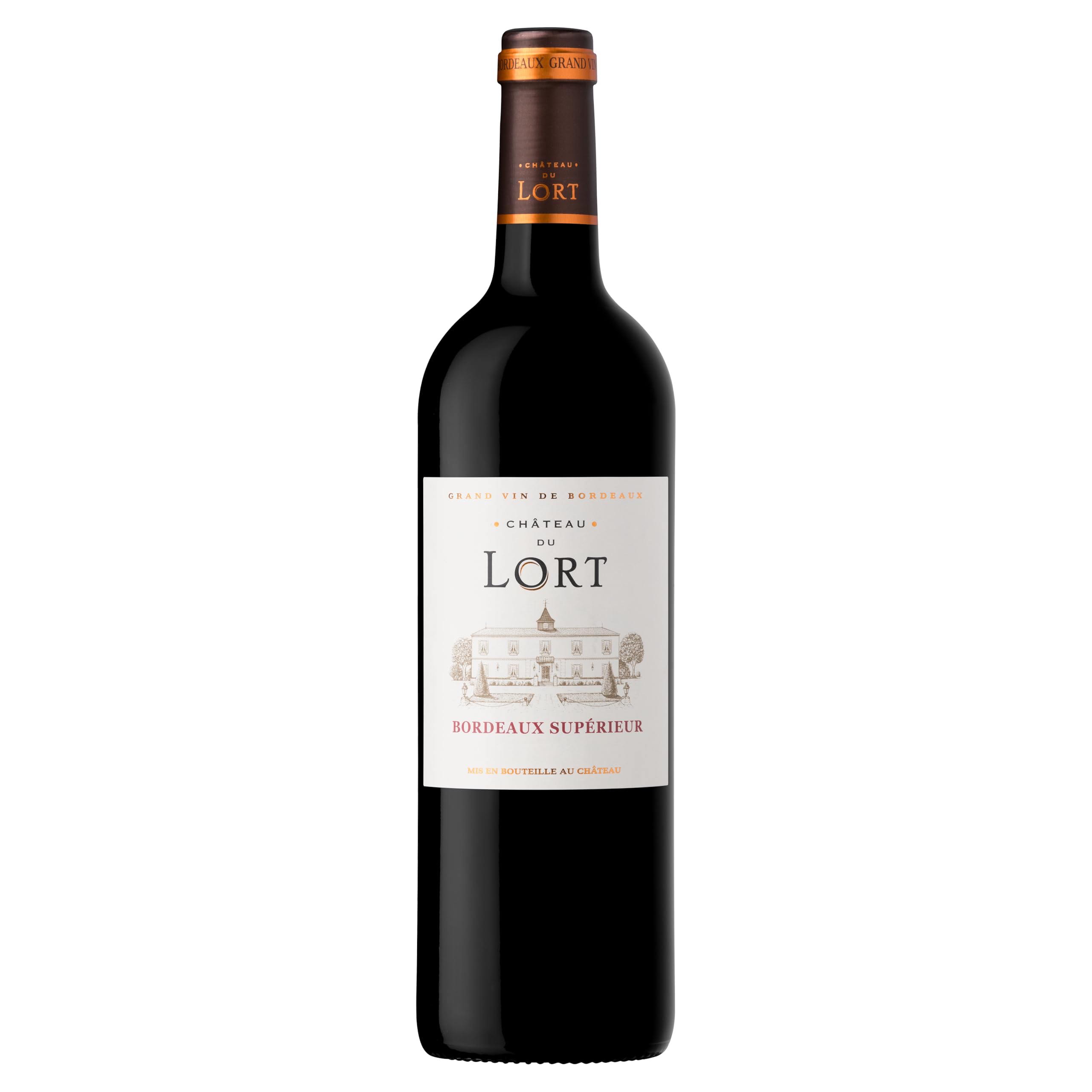 Château du Lort - AOP Bordeaux Supérieur - Vin Rouge - Terra Vitis - Lot de 6 bouteilles x 75cl