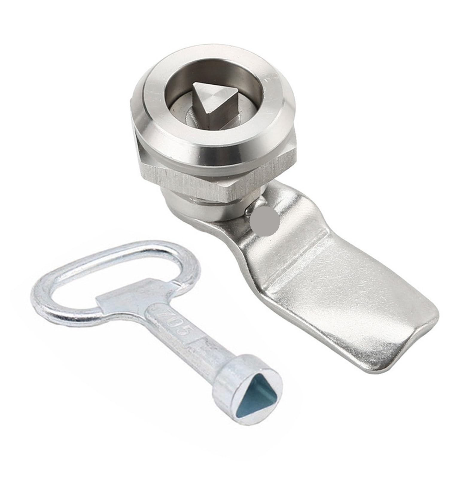 WQGQPXOB 22mm Distribution Cinet Lock Panel 304 Stainless Steel Triangle Door Cam MS705 1Pcs