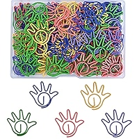 50Pcs Colorful Cat Bookmark Clips - Cute Animal Shaped Paper Clips For Reading