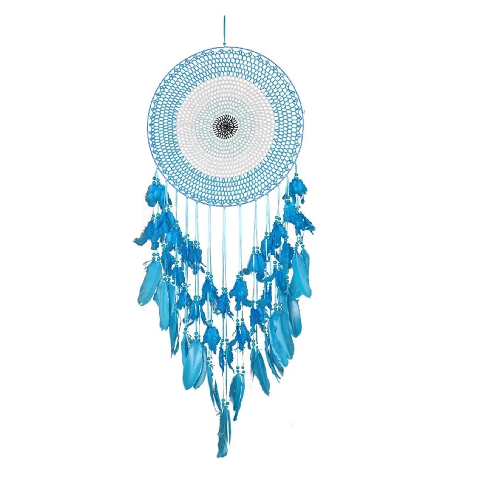 2PCS Large Dreamcatcher Wall Hanging Handmade Dream Catcher Wind Chimes Pendant For Home Decor for Bedroom