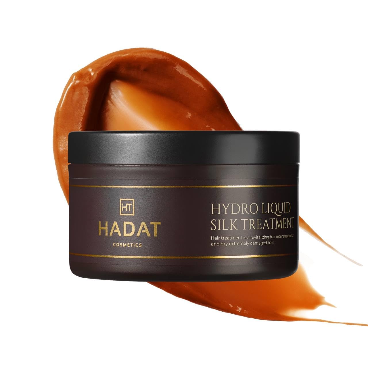 HADAT Liquid Silk Treatment – Premium Hair Mask for Dry Damaged Hair - Deep Conditioning Hair Mask with Macadamia, Argan Oil – Hydrating, Repair &