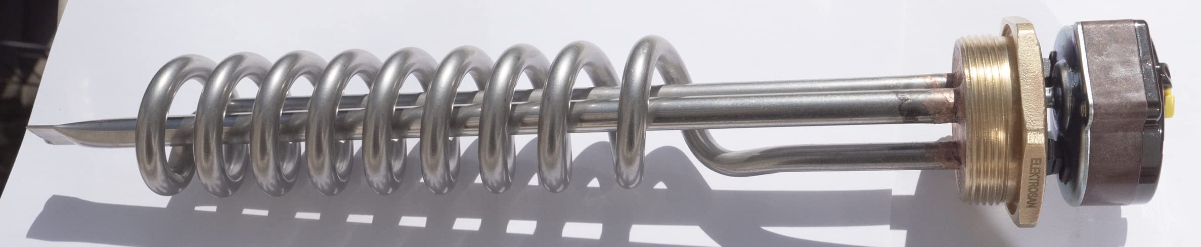 Elemento riscaldante con termostato da 6/4", filettatura da 3 kW, termostato di sicurezza solare, serbatoio acqua calda, in acciaio inox, termowatt, temperatura elevata
