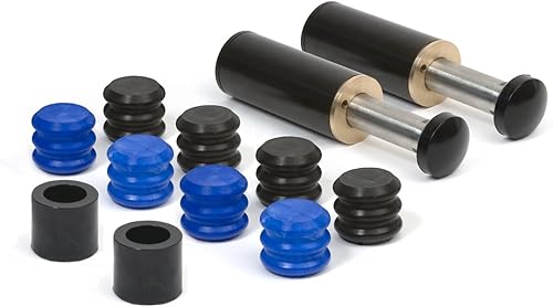 Daystar KU71091BK par de topes de impacto universales Stinger de 8,25 pulgadas de largo, hecho en Estados Unidos