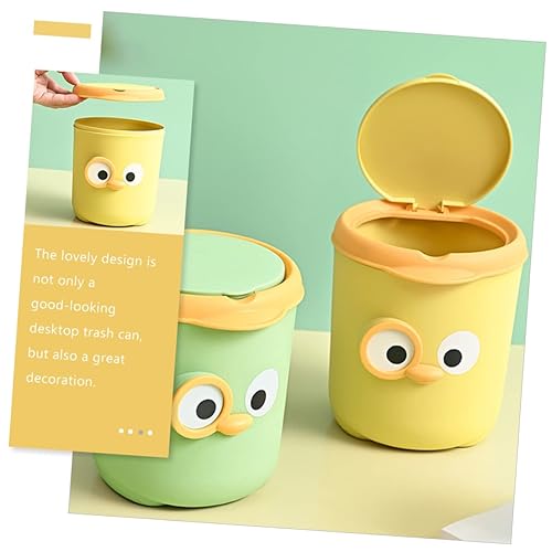 Miniatura 2 de Cabilock Bote de basura de escritorio, contenedor de basura para automóviles, oficina, pequeño, cubo de basura para escritorio, mini papelera de
