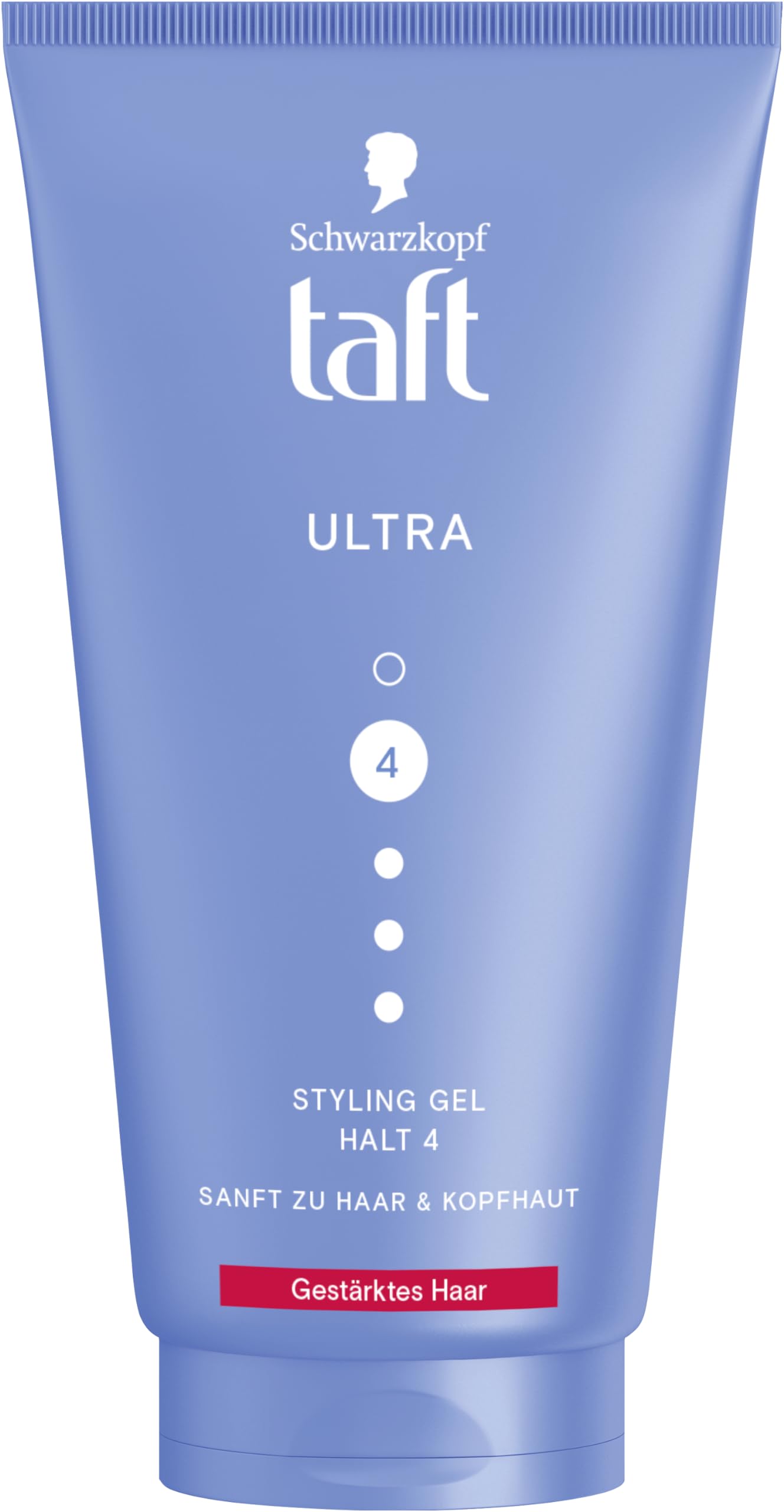 Schwarzkopf Taft Gel Ultra Styling (150 ml), żel do włosów wzmocnionych o bardzo mocnym trzymaniu, delikatny dla włosów i skóry głowy, wegański żel do stylizacji włosów