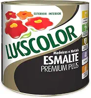 Tinta Esmalte Sintético Lukscolor Preto 225ml