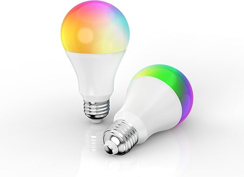 Miniatura 9 de Bombillas inteligentes, bombilla inteligente de 1600 lúmenes, funciona con Alexa, Apple, Google Home, 13 W, 100 W, equivalente a RGBCW,
