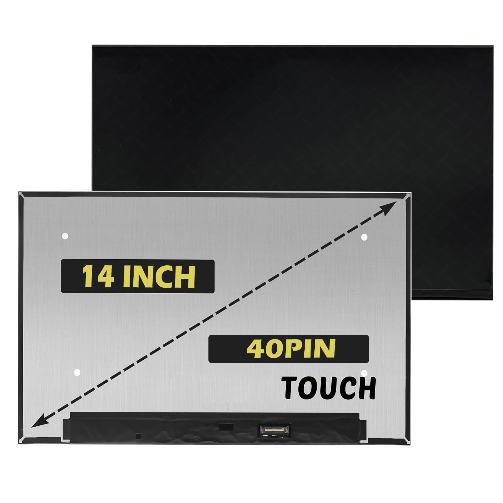 Replacement Laptop 1920x1200 40pins LED Touch Screen Digitizer Display Assembly for 14" Lenovo ThinkPad X1 Carbon 13th Gen Type 21NS 21NT SD11M38936 5D11P79757 B140UAK03.3 HW_0A