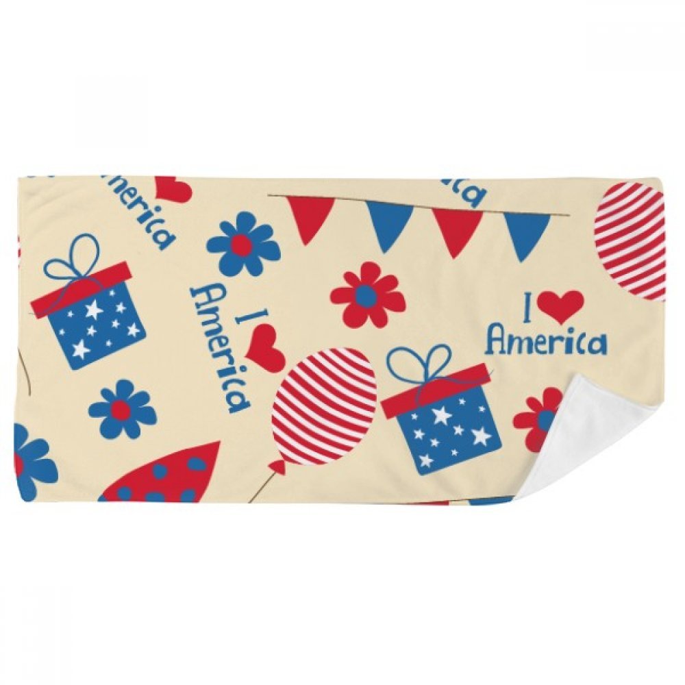 Serviette de bain multicolor pour une décoration de douche festive
