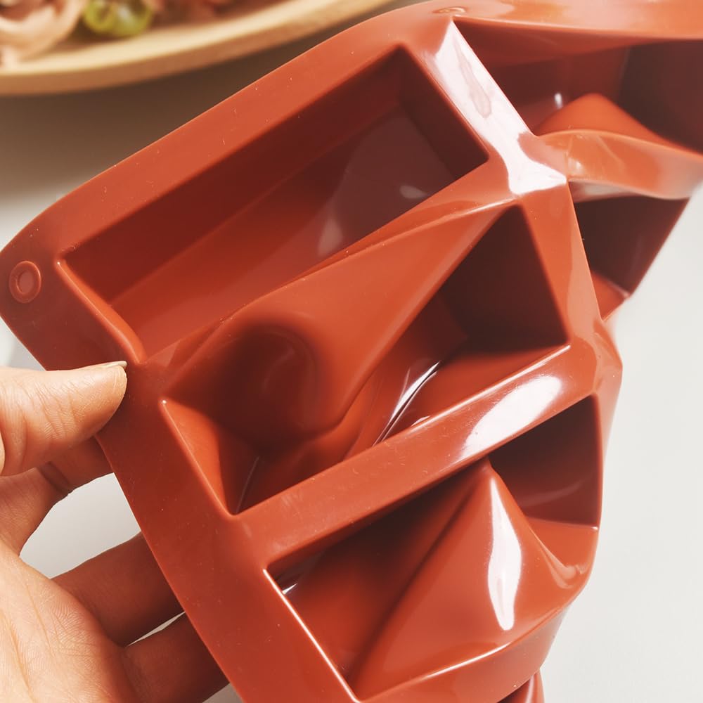 Stampo Antiaderente Rettangolare Set 3 Stampi Per Barrette In Silicone Antiaderente - 8 Cavità Rettangolari, Per Barrette Energetiche, Cereali, Cioccolato - Lavabile In Lavastoviglie Barrette Cereali