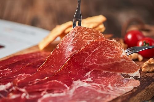 Miniatura 3 de Jamón ibérico en rodajas -4 oz- Alimentado en granosJamón de cebo ibérico  por Fermin