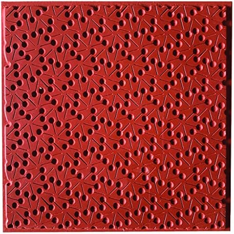 Cernit CE95030 Texturplatte, rot, one size Cover