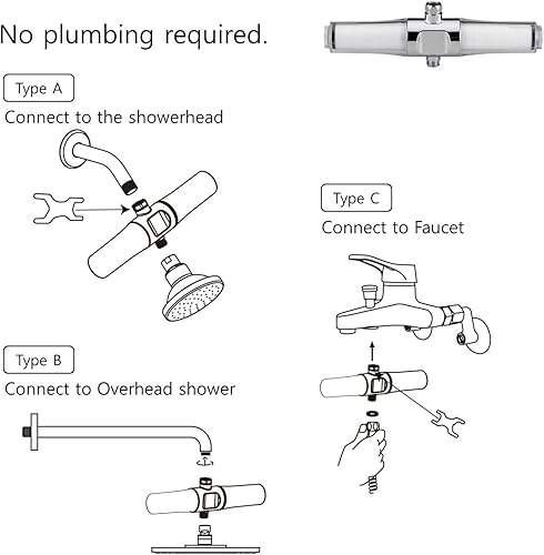 Miniatura 6 de Filtro de ducha en línea SPM-400 VitaPure también conocido como SUF-400SPX