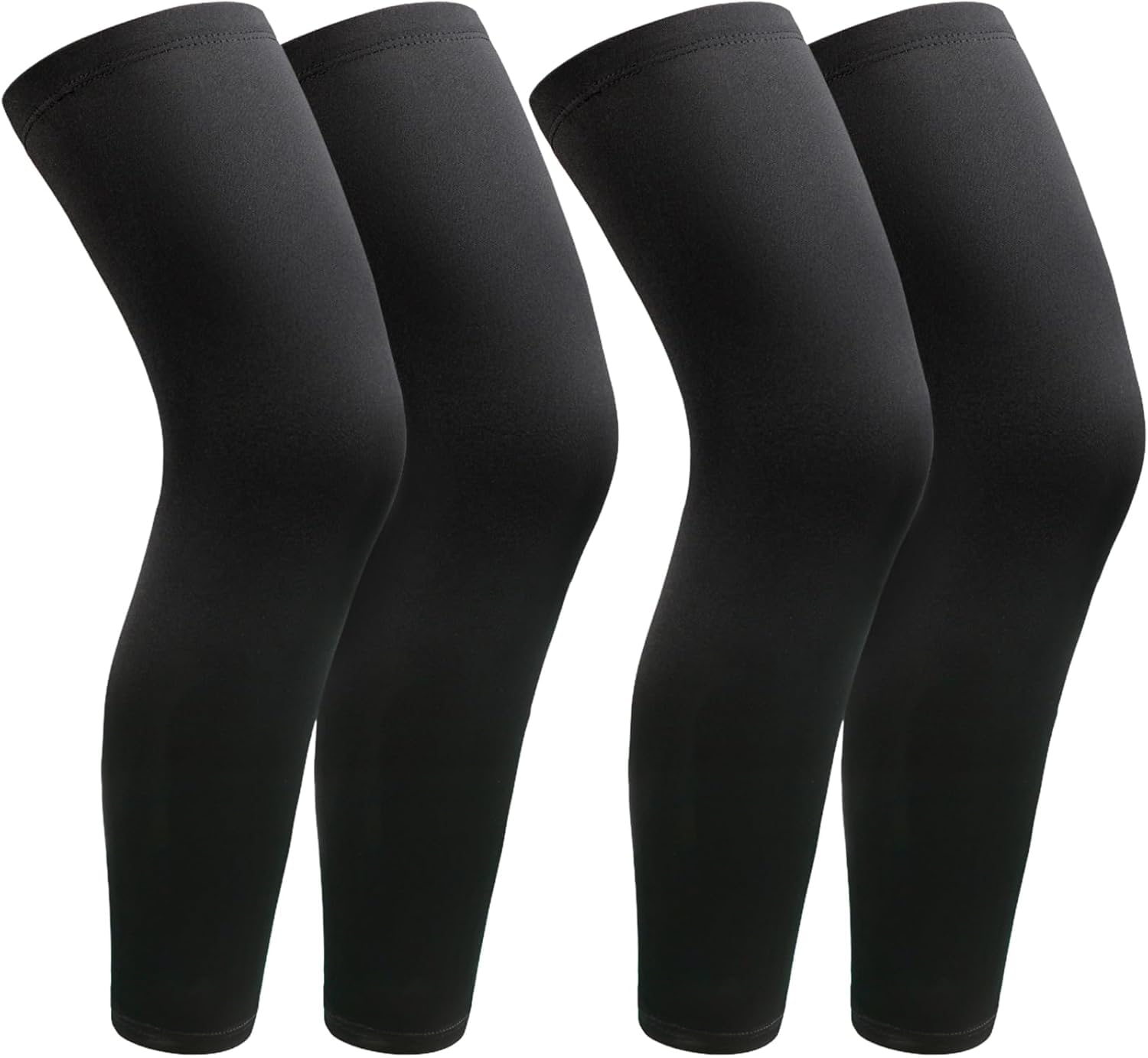 2 paia di manicotti a compressione, maniche lunghe a compressione, protezione solare UV, per ciclismo, per uomini e donne, corsa, basket