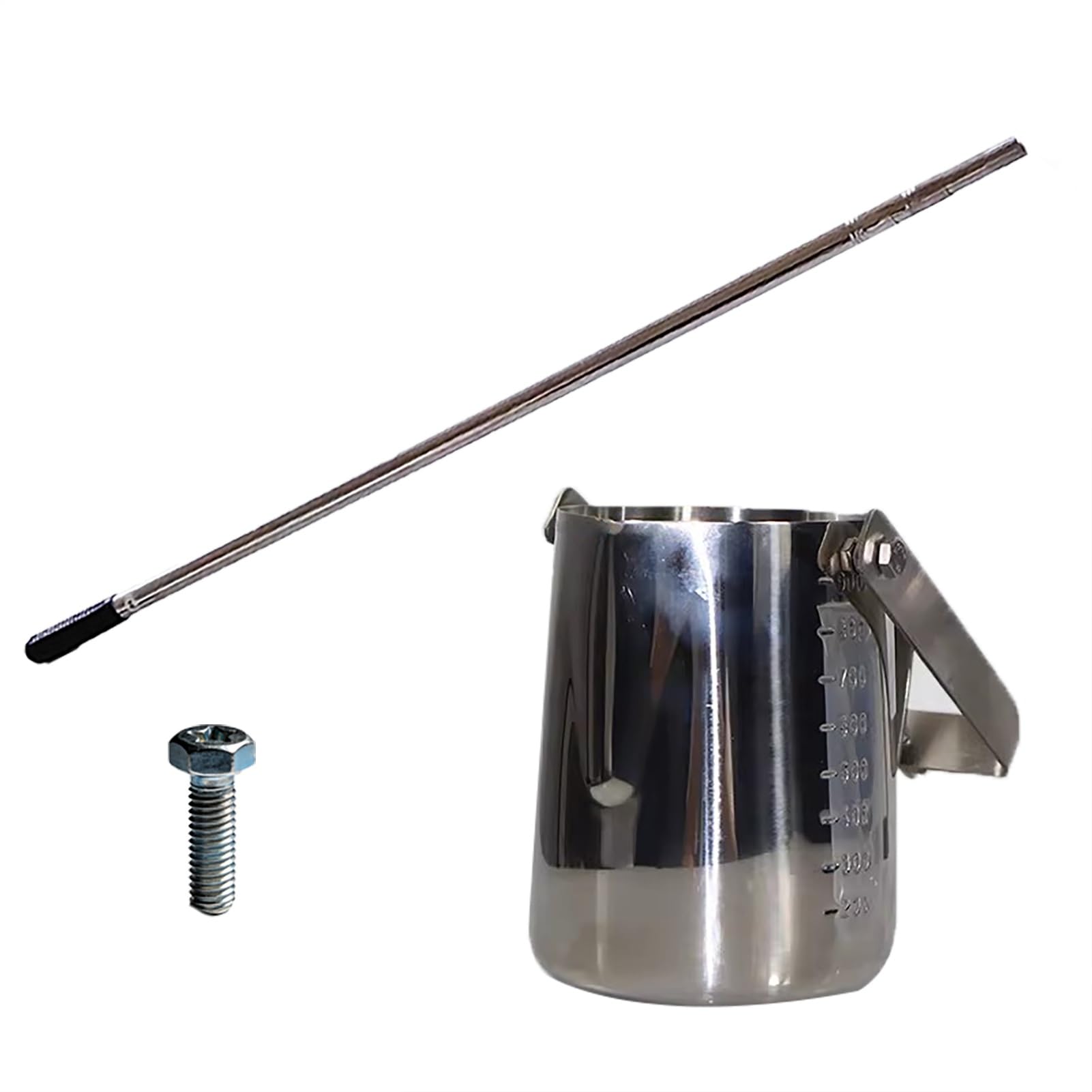Campionatore d'acqua telescopico con manico lungo, collettore di campioni da 500/1000 ml con becher oscillanti, kit di campionamento portatile di qualità dell'acqua per test su lago, stagno, piscina