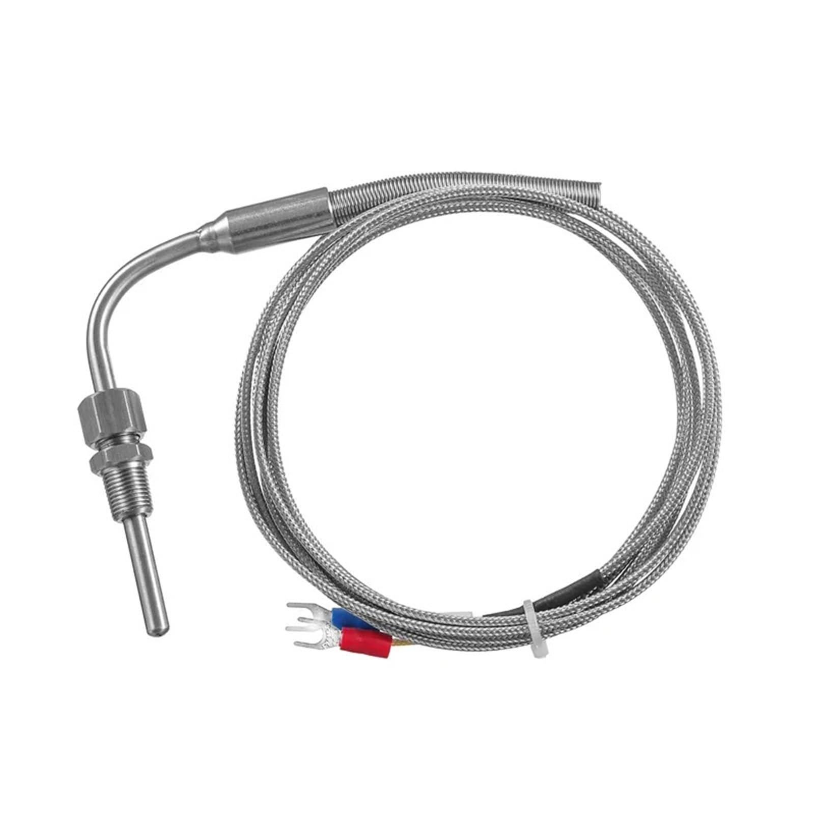 Sonda móvil de acero inoxidable tipo K con sensor de temperatura termopar 1M/2M/3M/4M/5M Cable para controlador de temperatura (cable 4M)