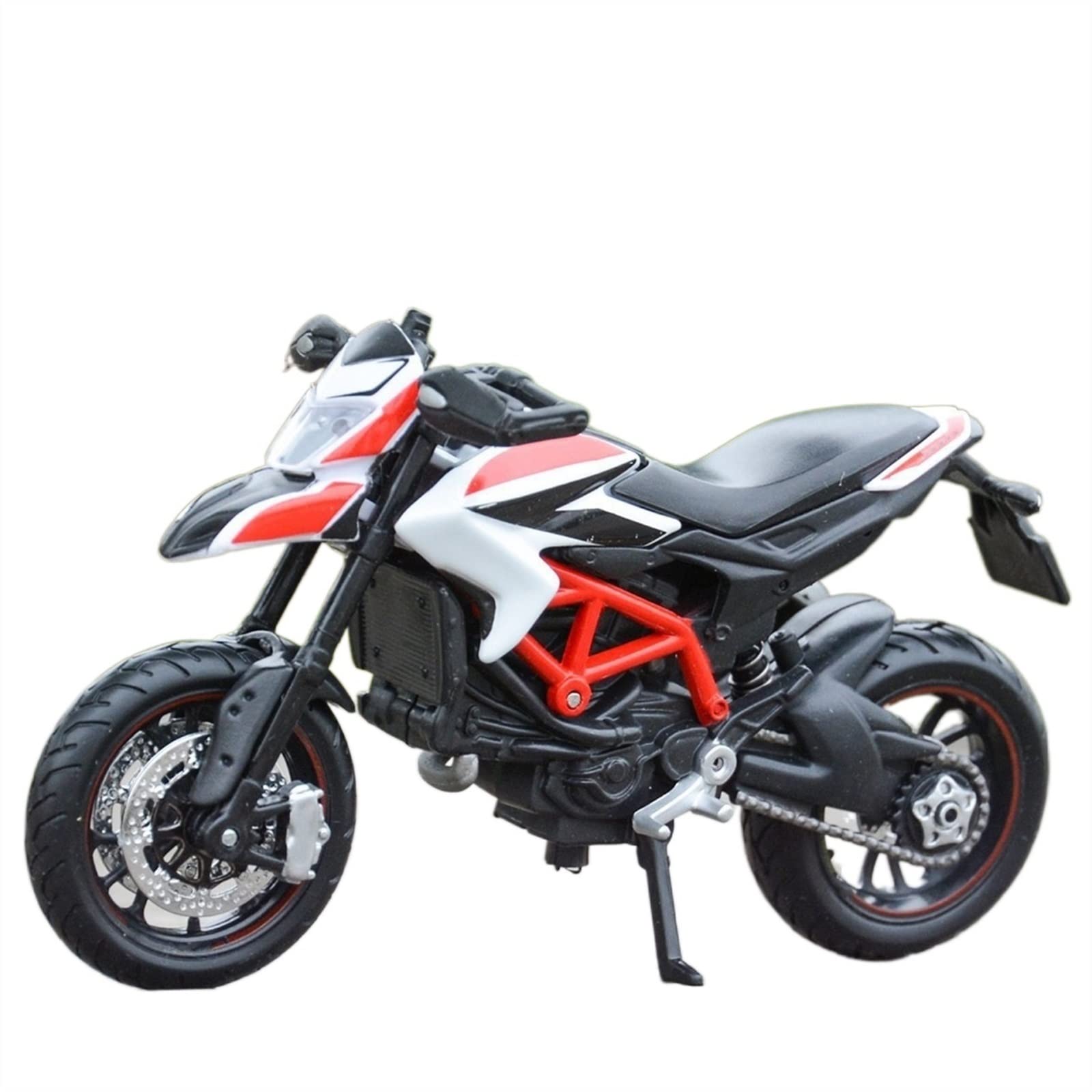 SEYXF Motorbike Toy Motorcycle Model Toys 1:18 for Ducati Hypermotard Sp 2013 Static Die Cast Vehicles Collectible Hobbies