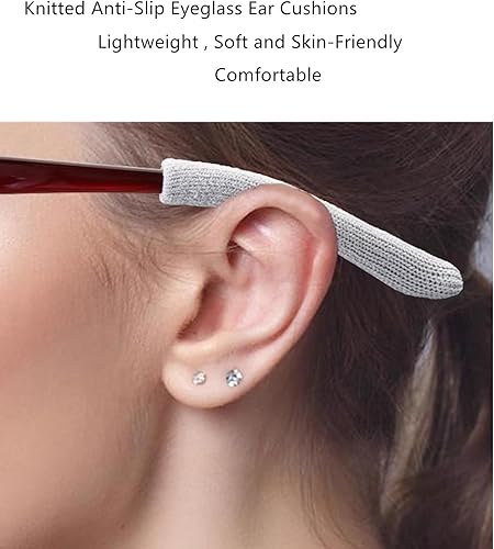 Miniatura 9 de DECKER Antideslizante Gafas Elásticas Temple Tips 3 Pares de Tejer Gafas Suave Cojín de Oído Puños Puntas de Gafas Manga de Oído Calcetín