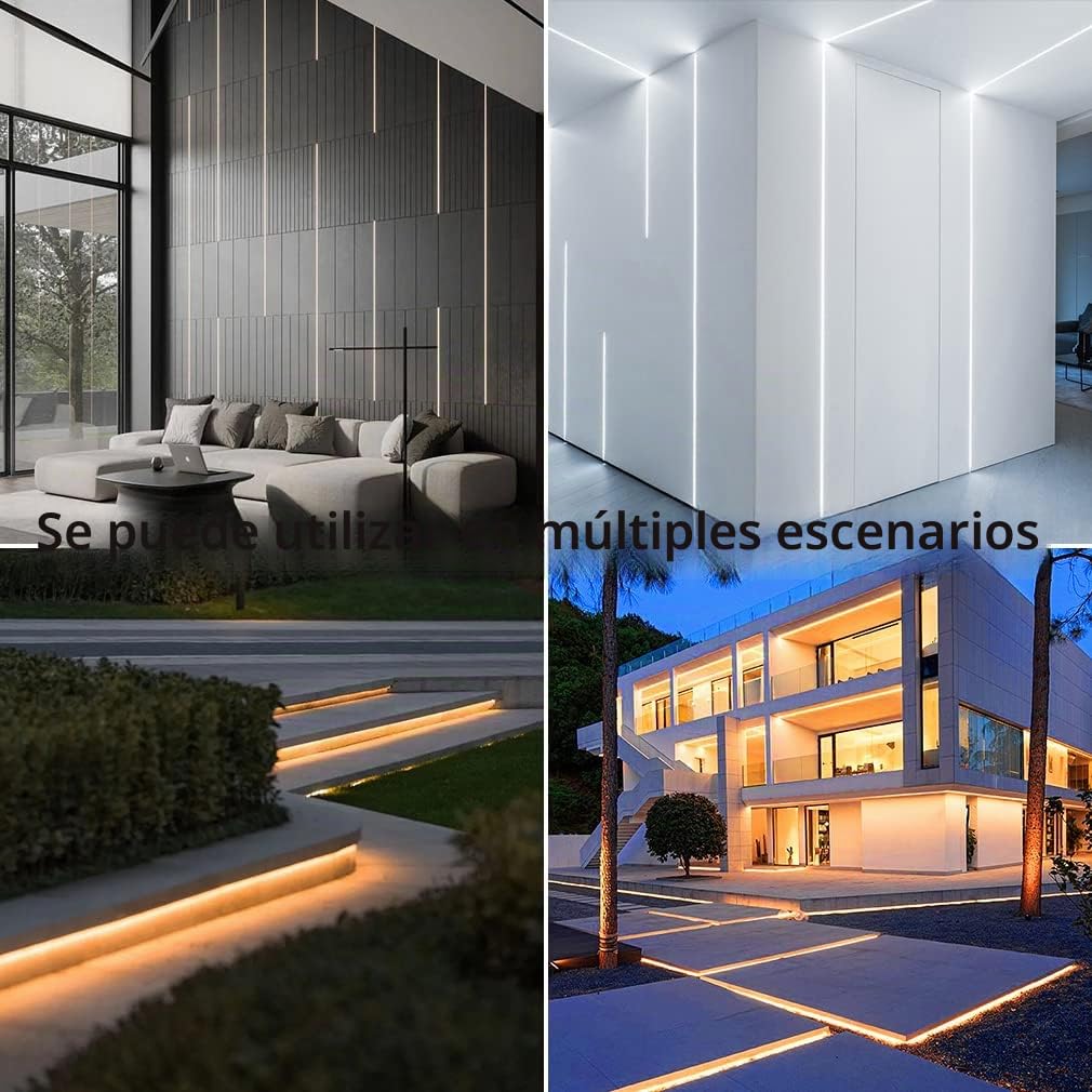 YOODI Tira LED 220V Strip Light 30M Exterior y Interior Impermeable Neón Flexible IP65 120 LED/M para Dormitorio Bar Hotel Patio Jardín Escaleras, con Adaptador y Controlador
