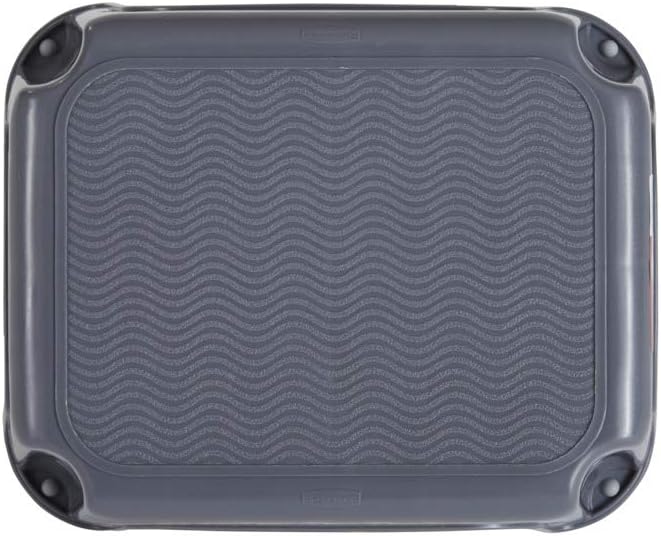 Rubbermaid One-Step Stool, Bisque, Holds up to 200 Pounds, Ideal for Home, Office, Garage, Durable Step Stool, FG275300CYLND, 7.1 inches Height, Gray : Office Products