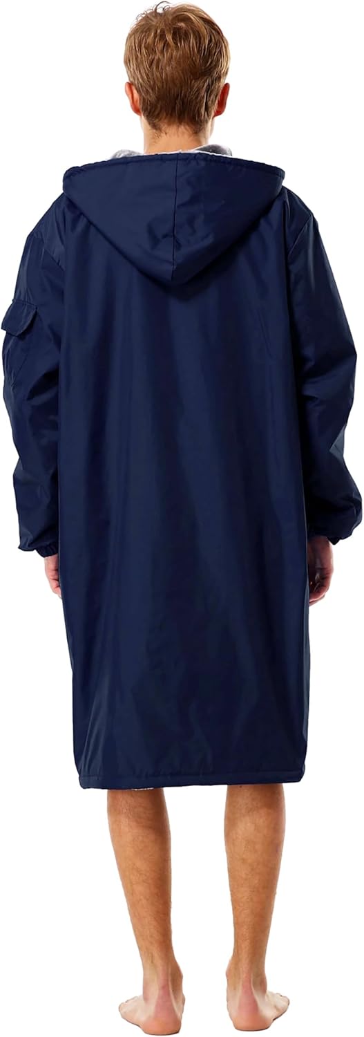 Adoretex Unisex Adult & Youth Faux Fur Lining Swim Parka (PK003) - Image 3