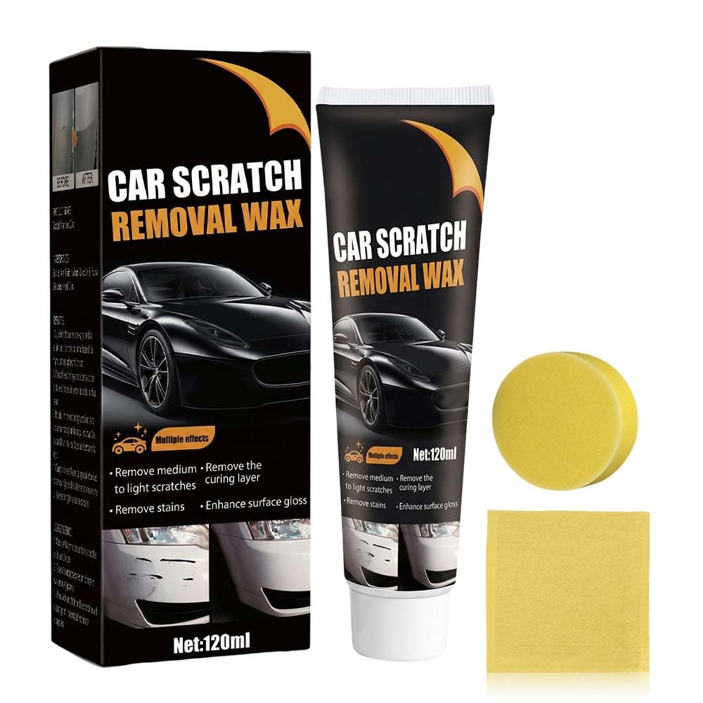 Car Scratch Remover, 2026 New Car Scratch Repair Paste, Perfect Paint Rapid Scratch Remov, Permanent Car Scratch, Swirl Marks & Scuff Removal, Car Paint Scratch Remover Kit for Deep Scratches (1Pcs)