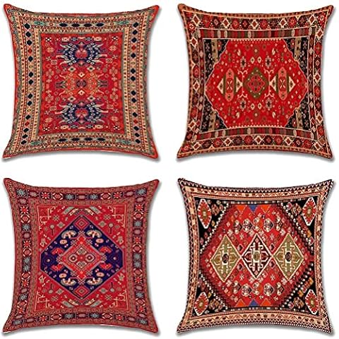 JOTOM Bohemian Style Decorative Pillow Covers Cover