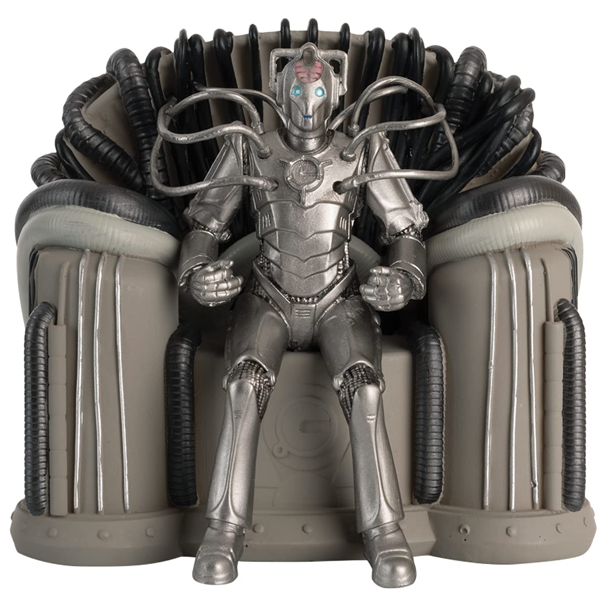 Eaglemoss Collections Metallic Doctor Who - Cyber-Controller On Throne Figurine - Doctor Who Figurine Collection By