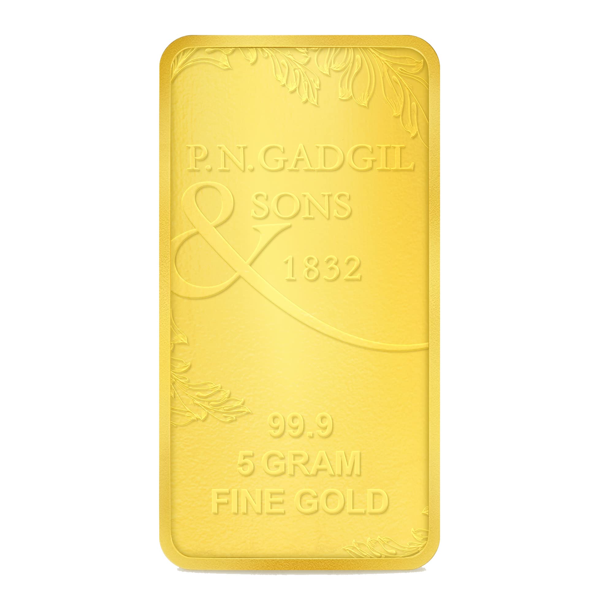 P N Gadgil & Sons Ltd Gold 24 ct (999) Chip (5grams) (Gold-Chip-5GM)