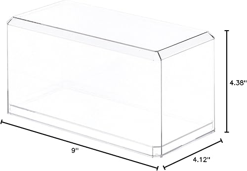 Miniatura 6 de Pioneer Plastics 094C - Vitrina de acrílico transparente para automóviles a escala 124, 9 pulgadas de ancho x 4.125 pulgadas de profundidad x 4.375
