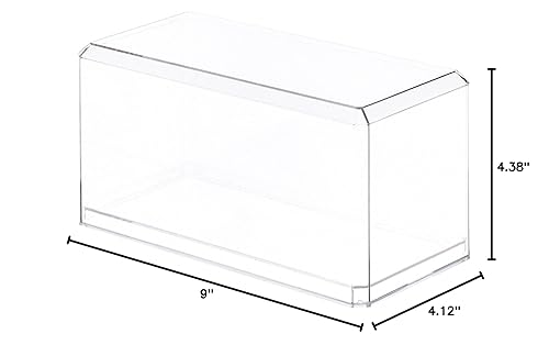 Miniatura 6 de Pioneer Plastics 094CD Vitrina de acrílico transparente con borde biselado (espejo), 4.375 pulgadas de ancho x 4.125 pulgadas de profundidad x 9