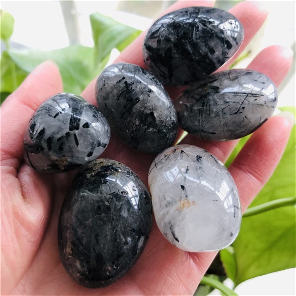 Amazon.co.jp: 天然水晶 100g 天然ブラックルチルクォーツストーン  