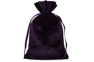 Crystals in Velvet Drawstring Bag - A Safe Haven for Your Precious Treasures