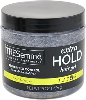 TRESemmÃ© Hair Gel Extra Hold #4 Alcohol-Free 15 Ounce Jar