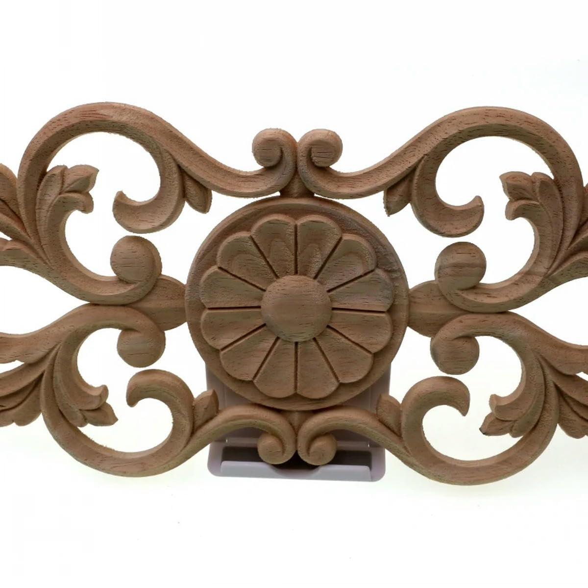 Rzeźbiona w drewnie długa aplikacja gumowa drewniana rzeźbiona aplikacja retro drzwi w kształcie serca długa figurka kwiatowa miniaturowe ozdoby 60 cm x 15 cm