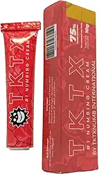 Pomada Tatuagem e estética TK-TX NUMBING Vermelha 75% 10G