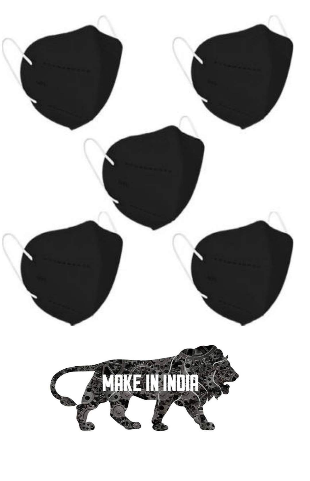 TrendzOn nonwoven fabric Reuseable Mask (Black, With Valve, Pack Of 5) for Unisex (B08H5G1H44) Amazon Price History, Amazon Price Tracker