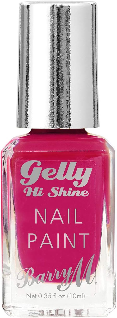 Barry M Cosmetics Gelly Hi Shine Gel Nail Paint, Shade Pink, Watermelon Juice