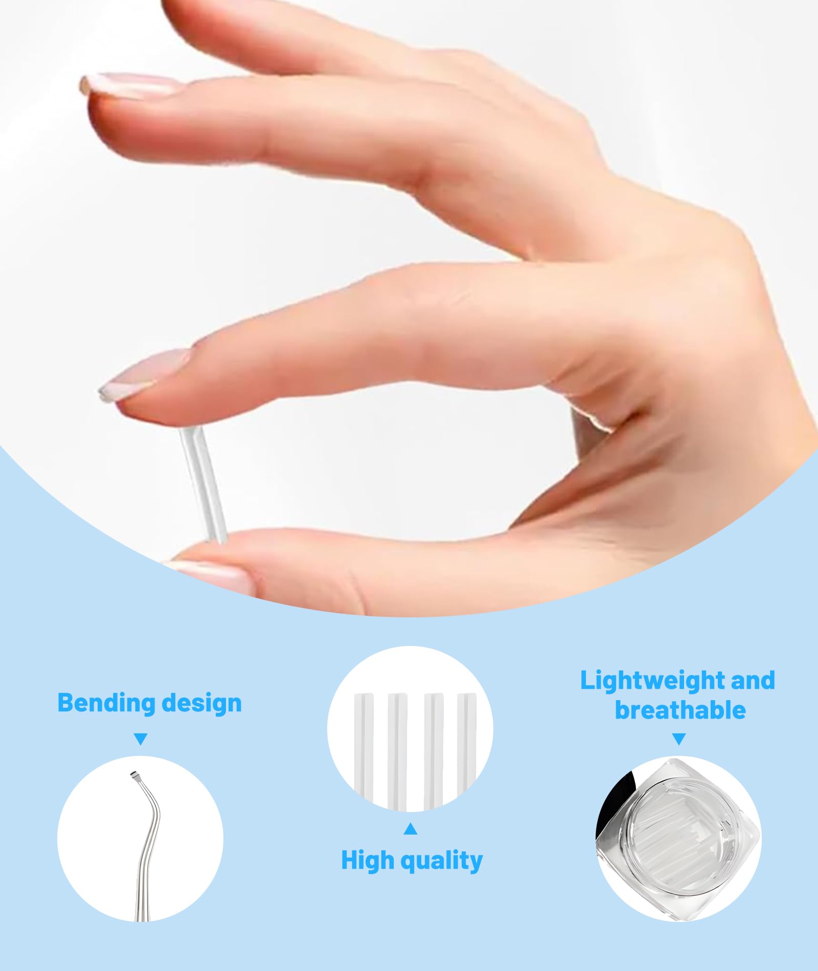 50 PCS Ingrown Toe Nail Remover, Toe Nail Corrector Kit, Ingrown Toenail Correction Tool for Home Foot Care, Includes Nail Clippers and Corrective Tools for Daily Nail Maintenance 2